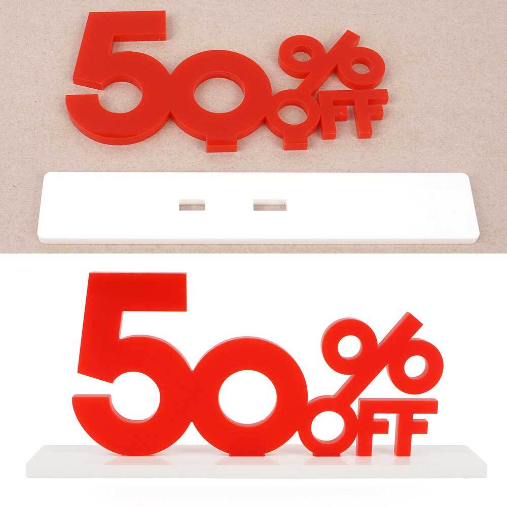 아크릴 스카시 20% 30% 40% 50% OFF 세일 아크릴 글씨 입체 글자 스카시 안내판