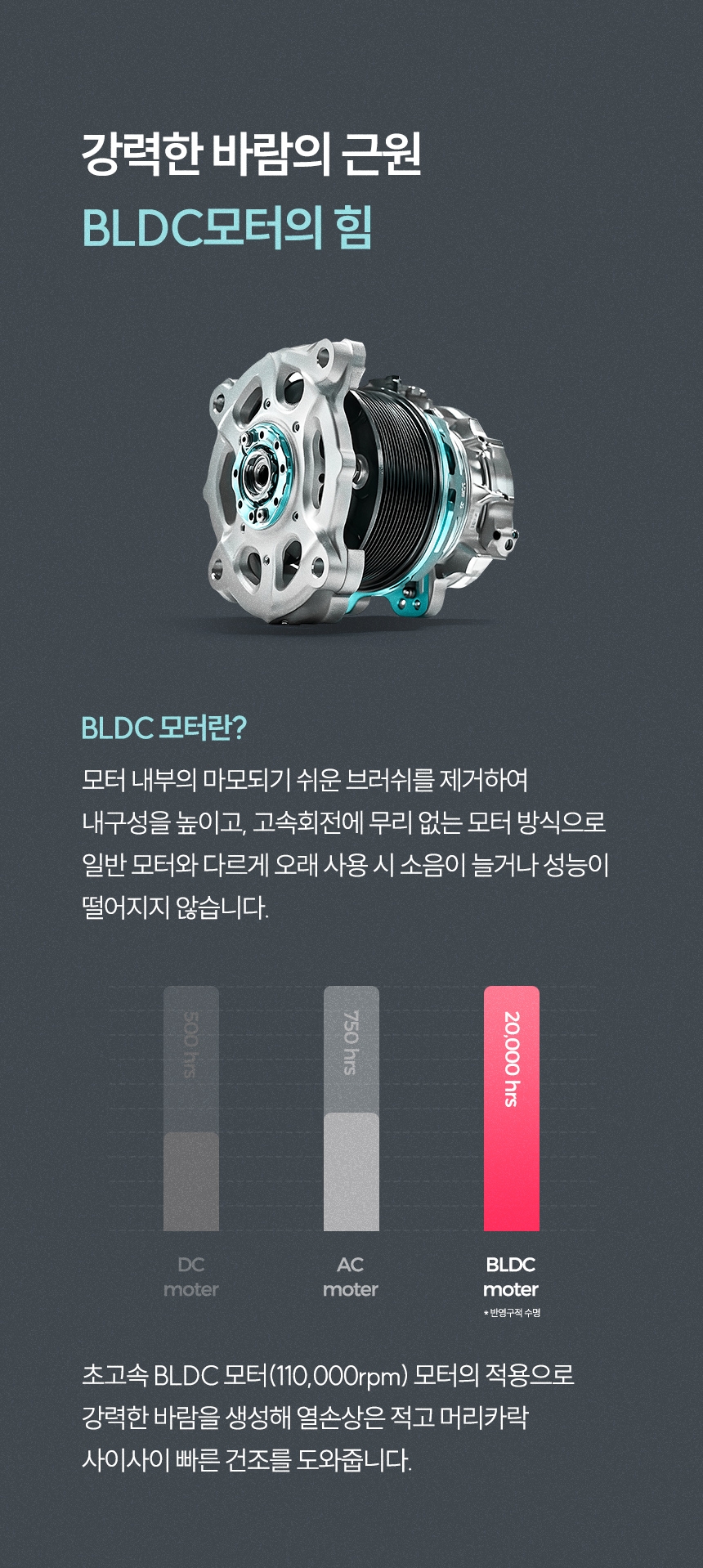 비브르 에어스톰 BLDC 드라이기 V-HD8 드라이어 헤어드라이기