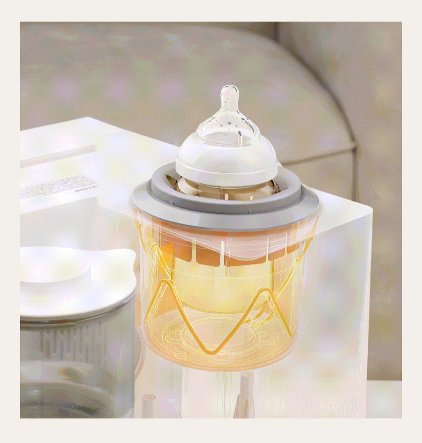 나리몽 밀크박스 젖병소독기 분유포트 보온 분유쉐이커 올인원