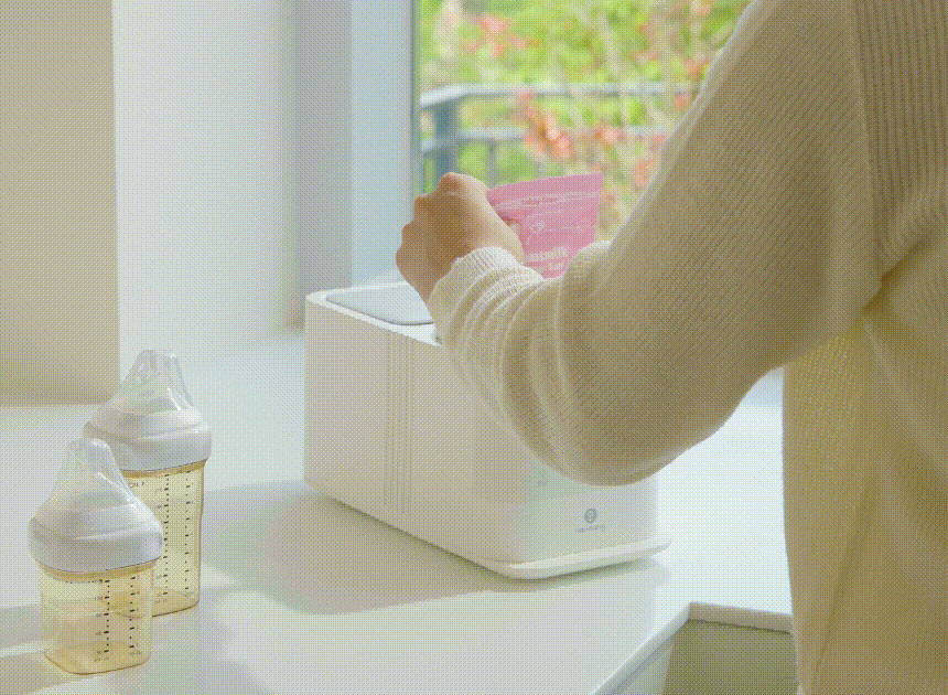 나리몽 가열식 분유 쉐이커 보온 중탕기 보틀워머