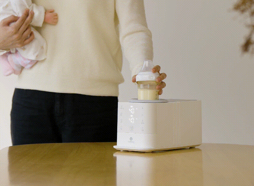 나리몽 가열식 분유 쉐이커 보온 중탕기 보틀워머