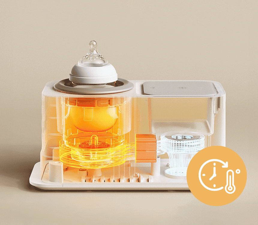 나리몽 가열식 분유 쉐이커 보온 중탕기 보틀워머