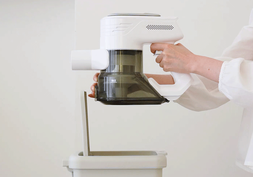 비브르 무선청소기+자동충천거치대+물걸레키트 V17