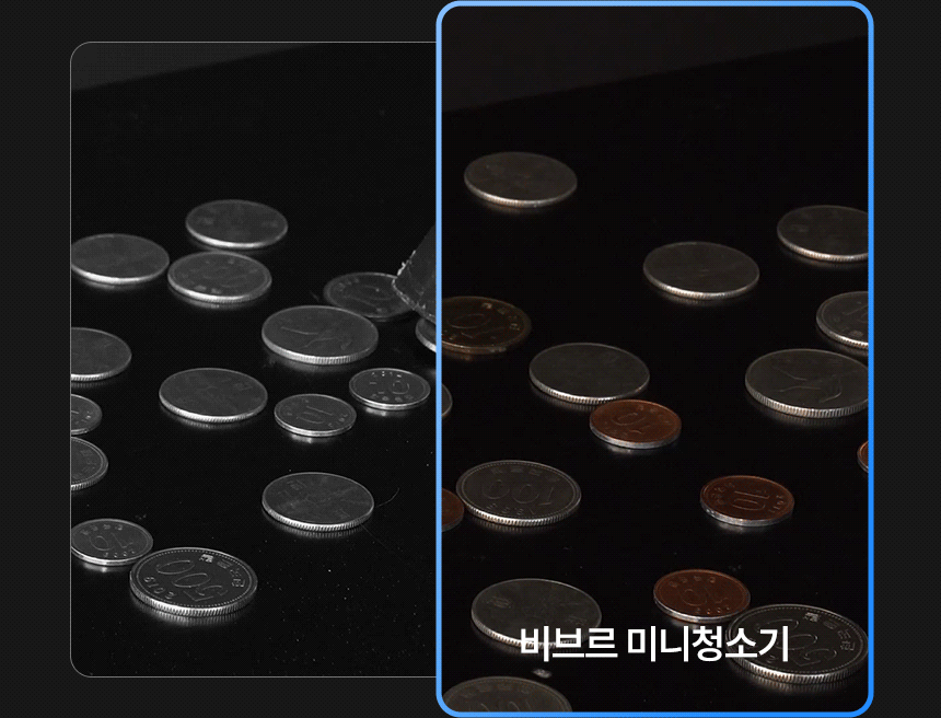 비브르 BLDC 무선 미니 핸디 청소기 차량용 강력 흡입 블로우 V10000