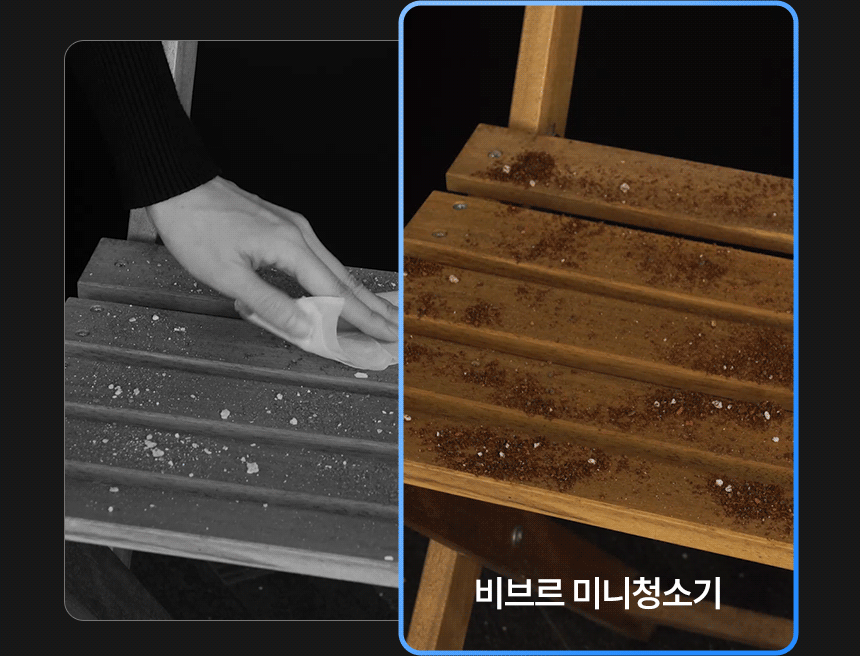 비브르 BLDC 무선 미니 핸디 청소기 차량용 강력 흡입 블로우 V10000