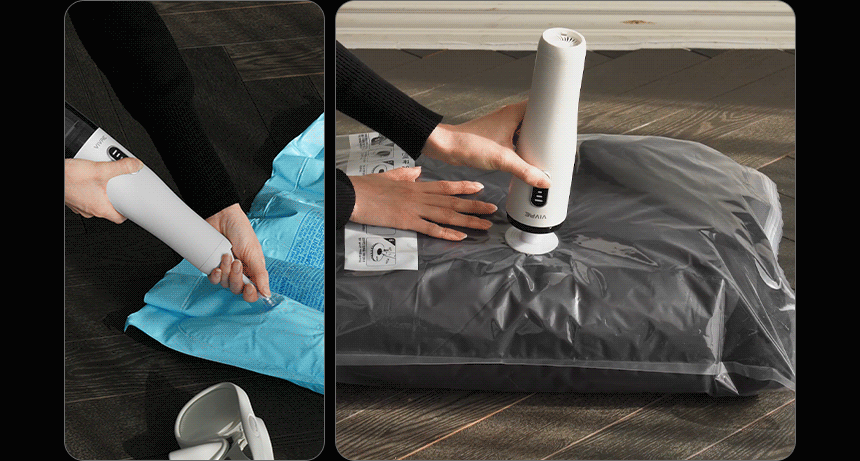 비브르 BLDC 무선 미니 핸디 청소기 차량용 강력 흡입 블로우 V10000