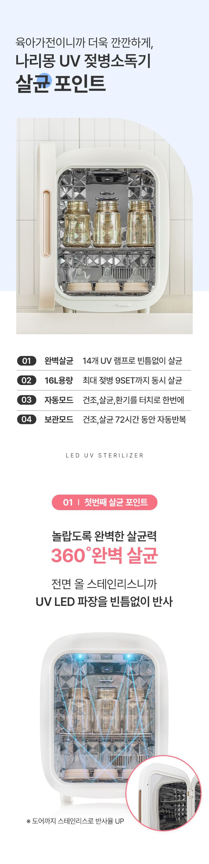 나리몽 UV 젖병소독기