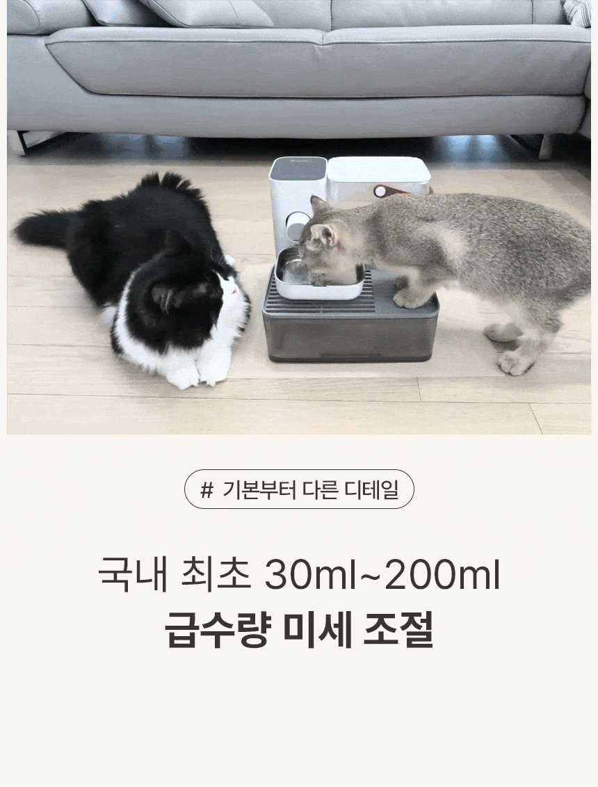 보니렌 퓨어냥 프로 자동급수기 고양이정수기 강아지 무선 음수대