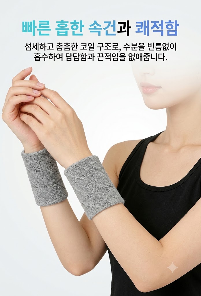스포츠 3단 손목 보호대 아대 8가지 색상