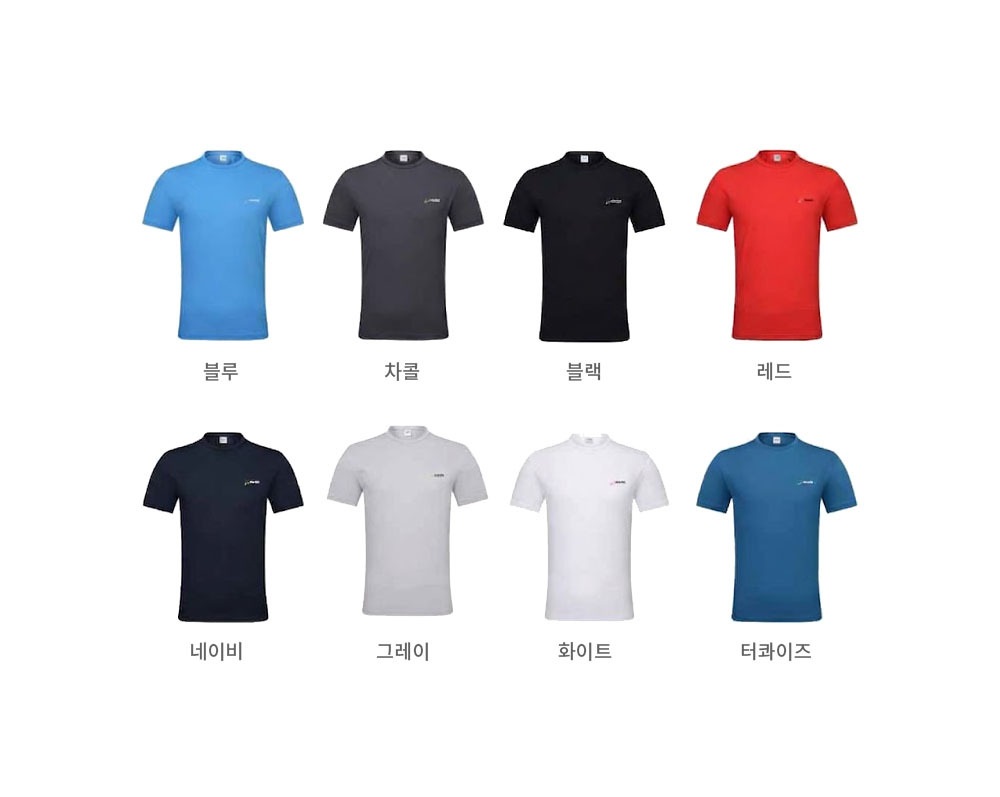 르파코 남녀공용 반팔 라운드 티셔츠