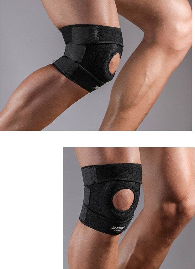 초강력 벨크로 2단 무릎보호대