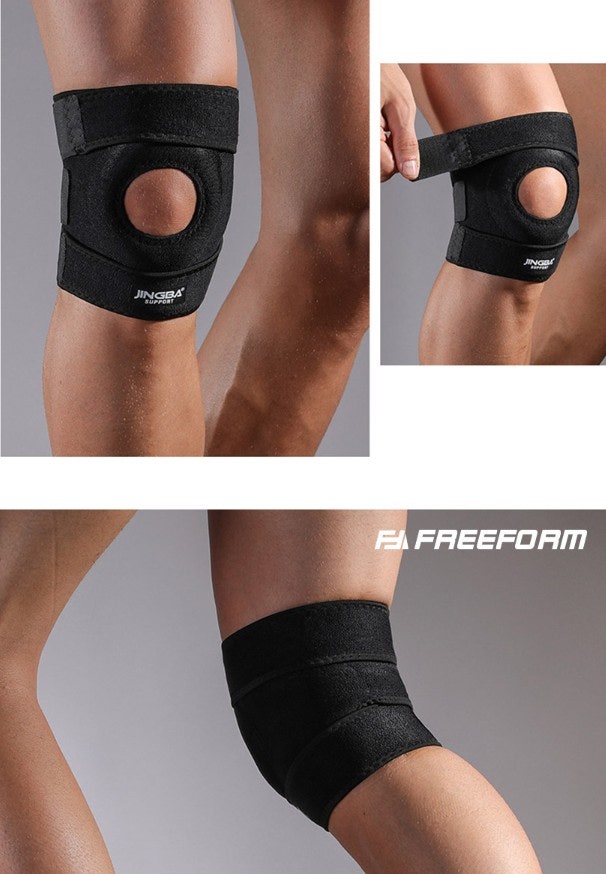 초강력 벨크로 2단 무릎보호대