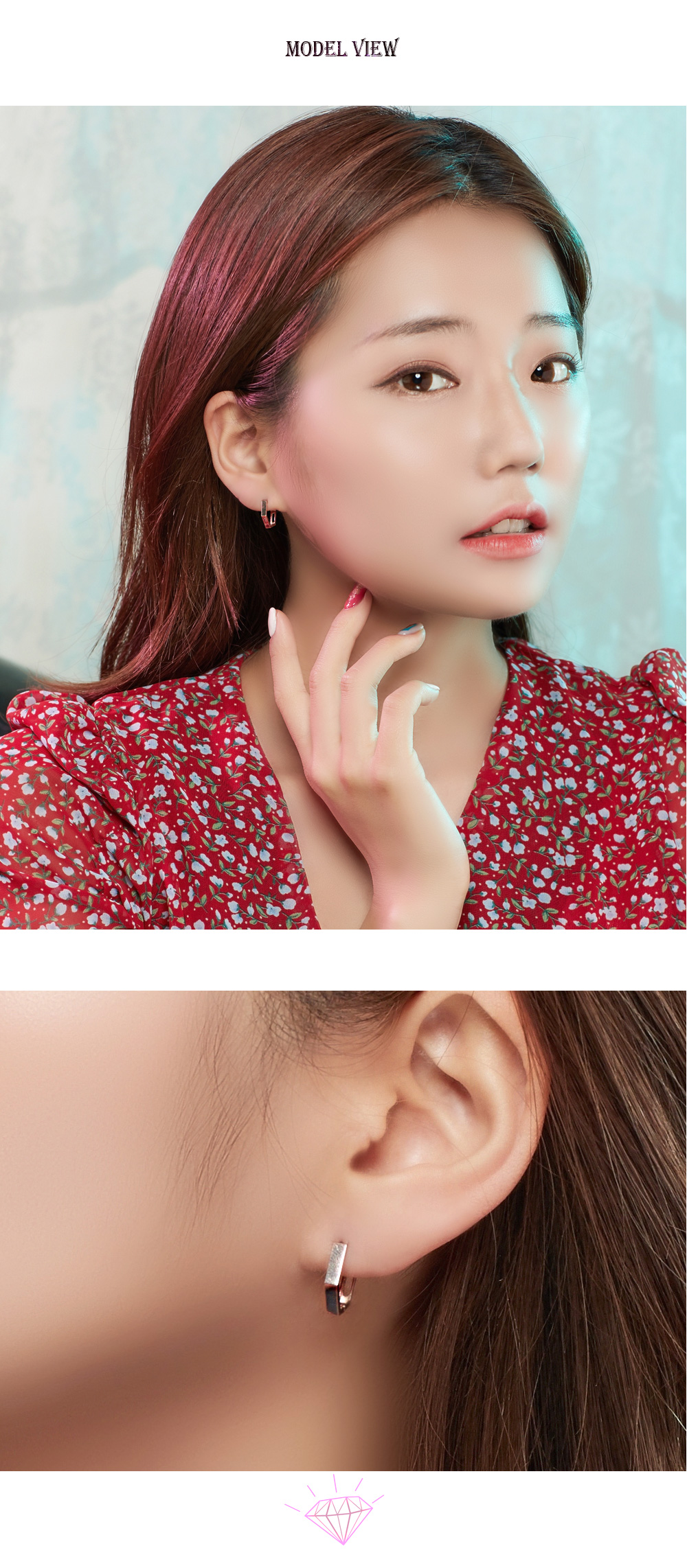 14k/18k 스피어 귀걸이 상세 이미지 2