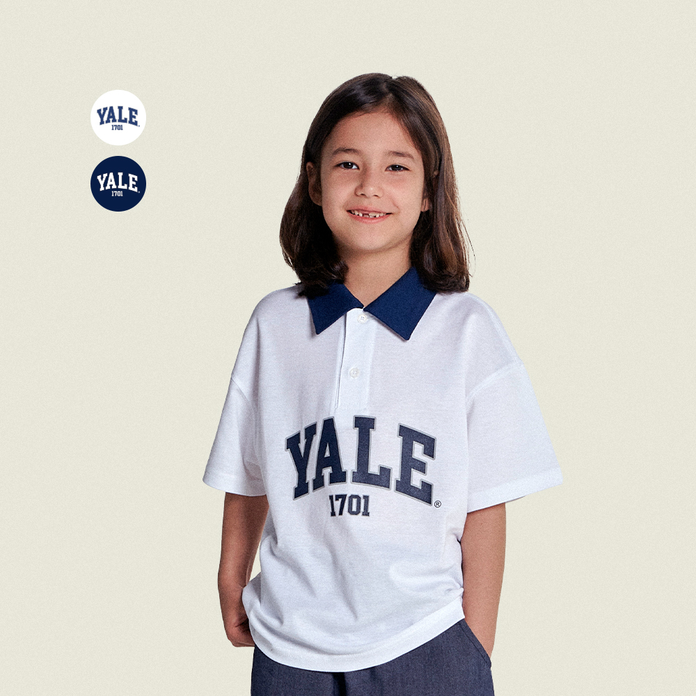 캐리마켓 -  예일키즈 2color 크루 피케 티셔츠 YMTS-33116