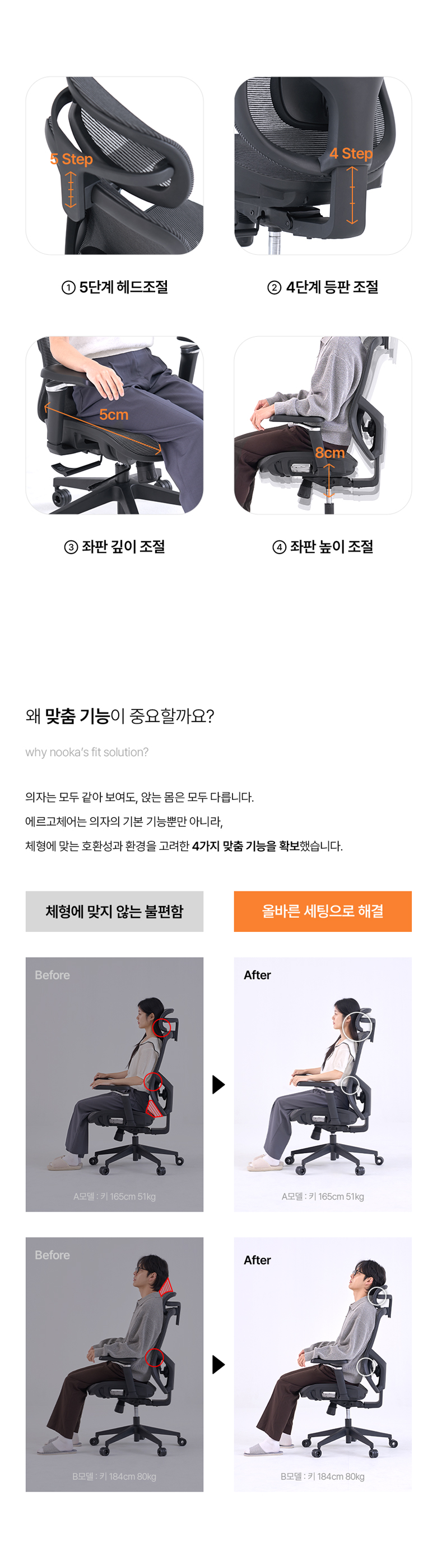 누카 에르고체어 컴퓨터 사무용 사무실 책상 5D 게이밍 학생 메쉬의자 E30G
