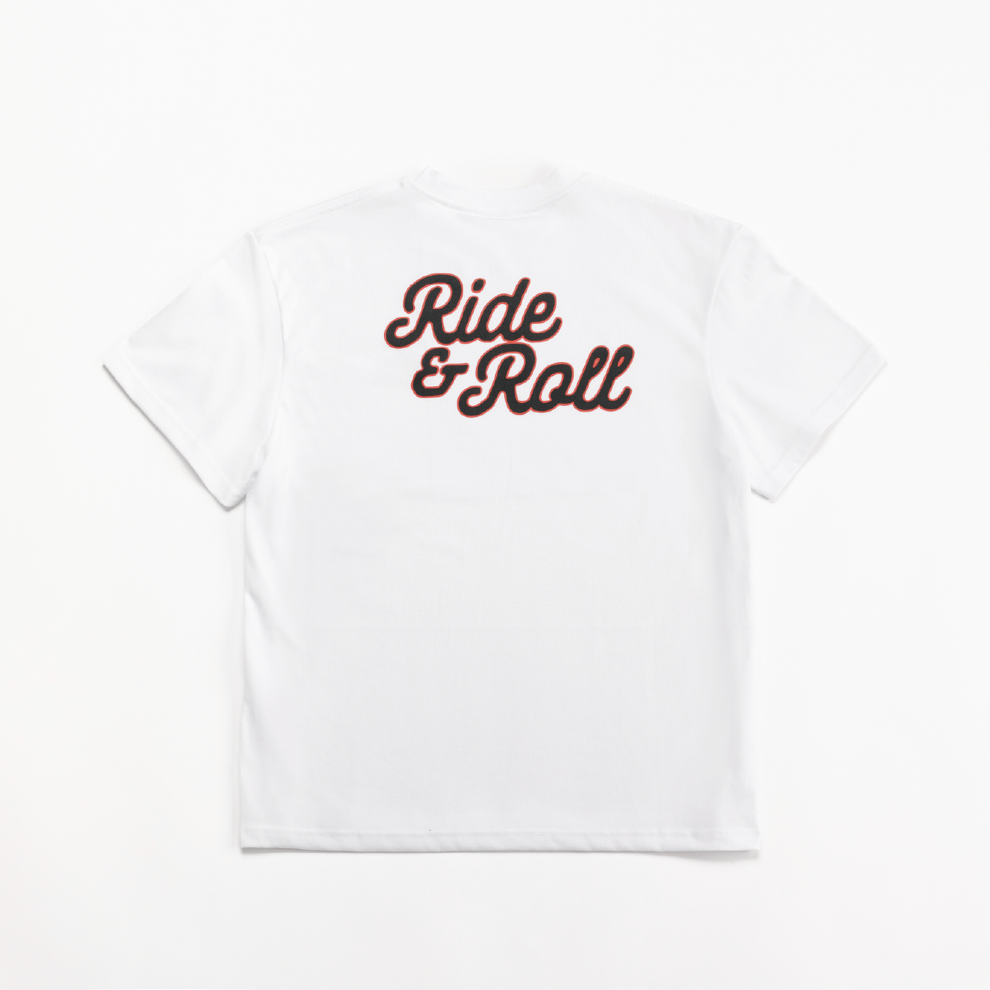 크러셔 라이드 앤 롤 티셔츠 - RIDE & ROLL T-SHIRTS – WHITE