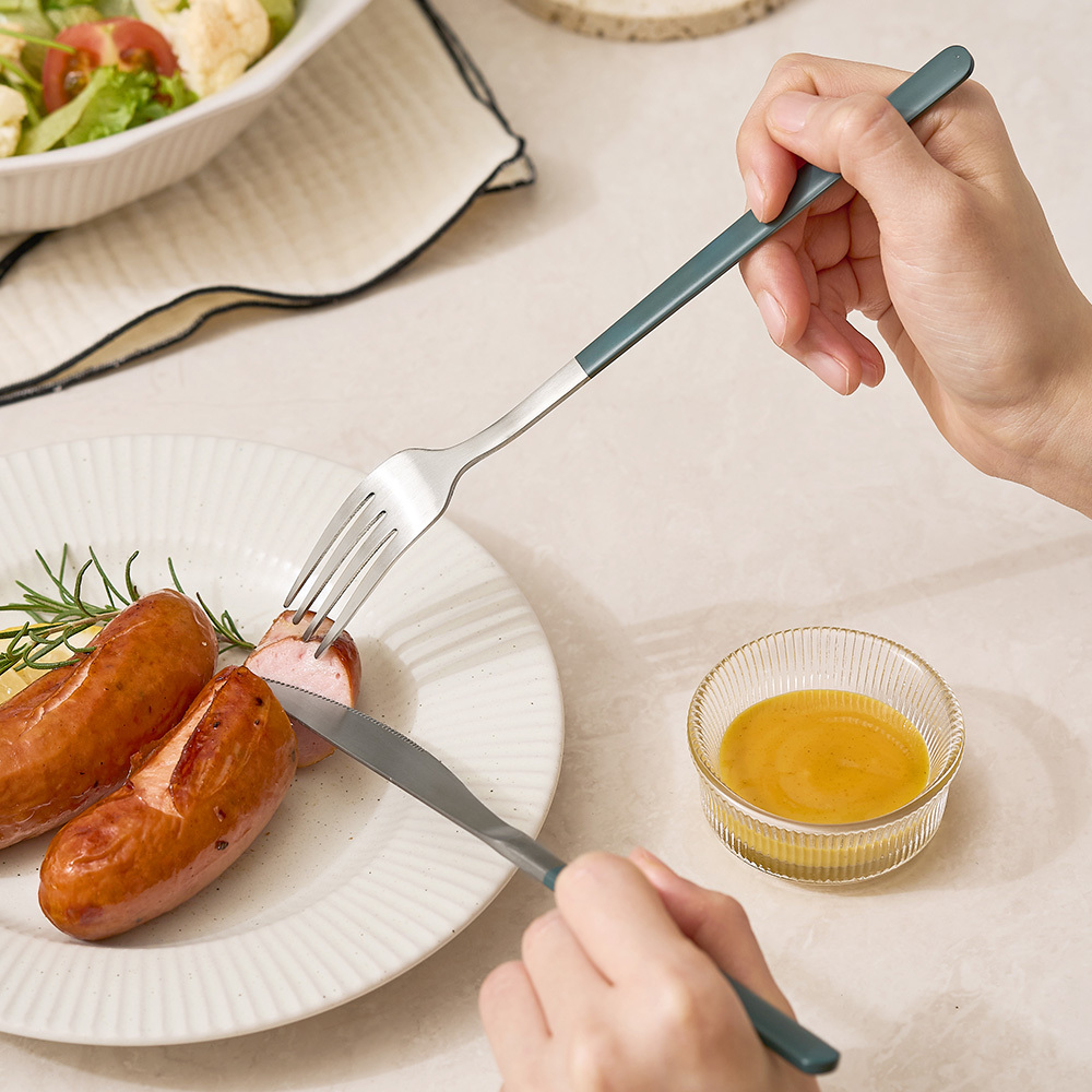 바겐슈타이거 데일로어커트러리 포크 실키네이비