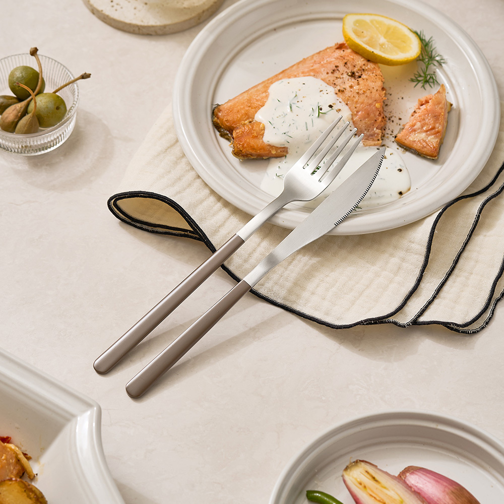 바겐슈타이거 데일로어커트러리 나이프 모스브라운