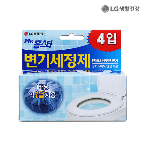 LG생활건강 홈스타 변기 세정제 40g X 4개