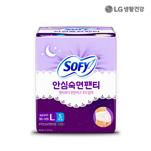 LG생활건강 쏘피 안심숙면팬티 L 5P