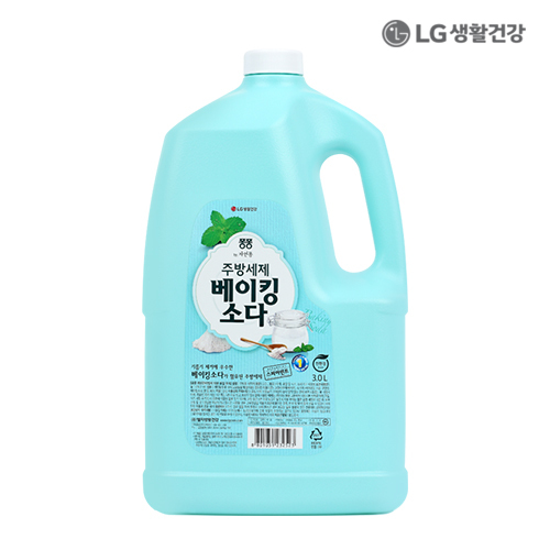 LG생활건강 퐁퐁 주방세제 베이킹소다 리필용 3000ML