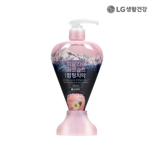 LG생활건강 히말라야 핑크솔트 펌핑 치약 285g 플로럴민트향(하트형)