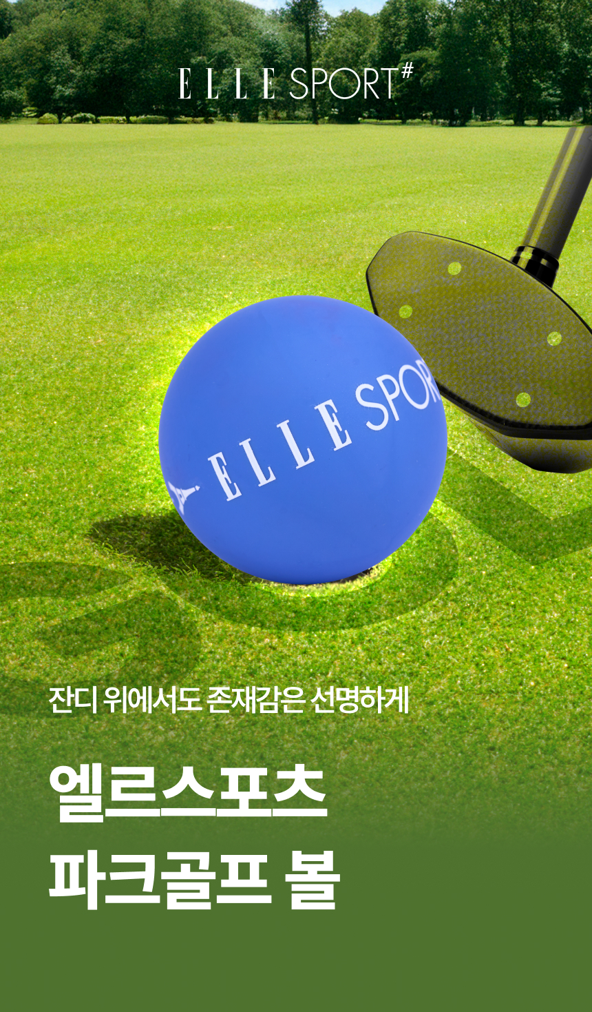 엘르스포츠 무광 파크골프볼 상세 이미지 1