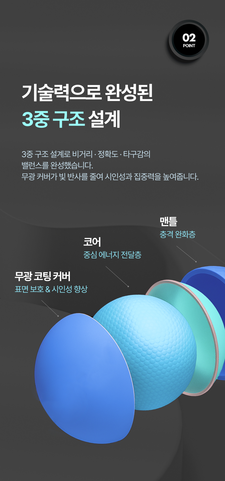 엘르스포츠 무광 파크골프볼 상세 이미지 5