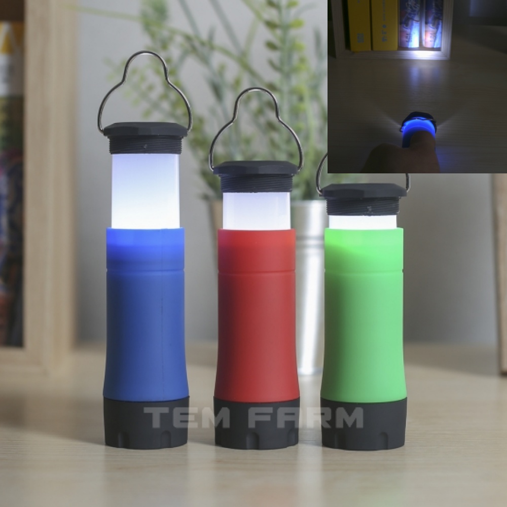 템팜 LED 랜턴 손전등 후레쉬 초소형 밝기조절 자전거 캠핑랜턴