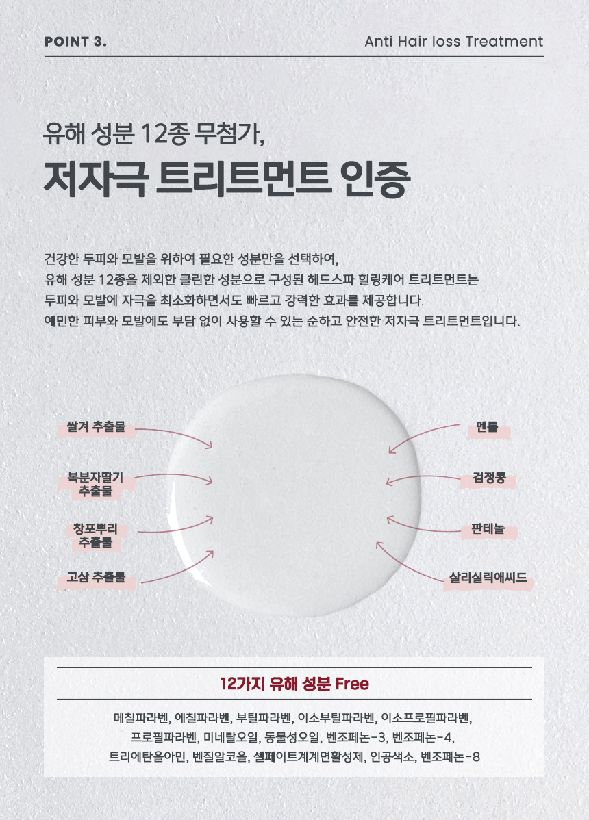 헤드스파 힐링케어 트리트먼트