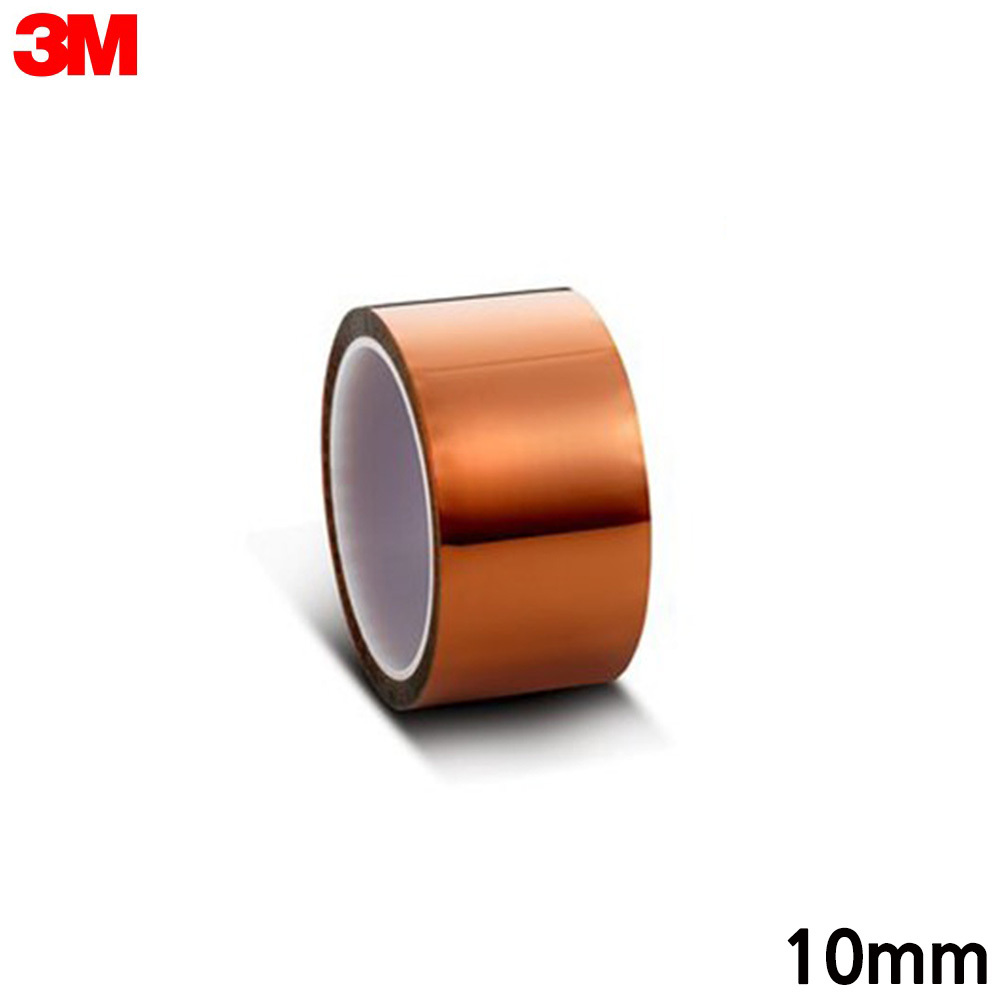 [3M] 8997 폴리이미드 캡톤테이프 10mm x 32.9M PI 내열 고온 전자테이프 회로테이프