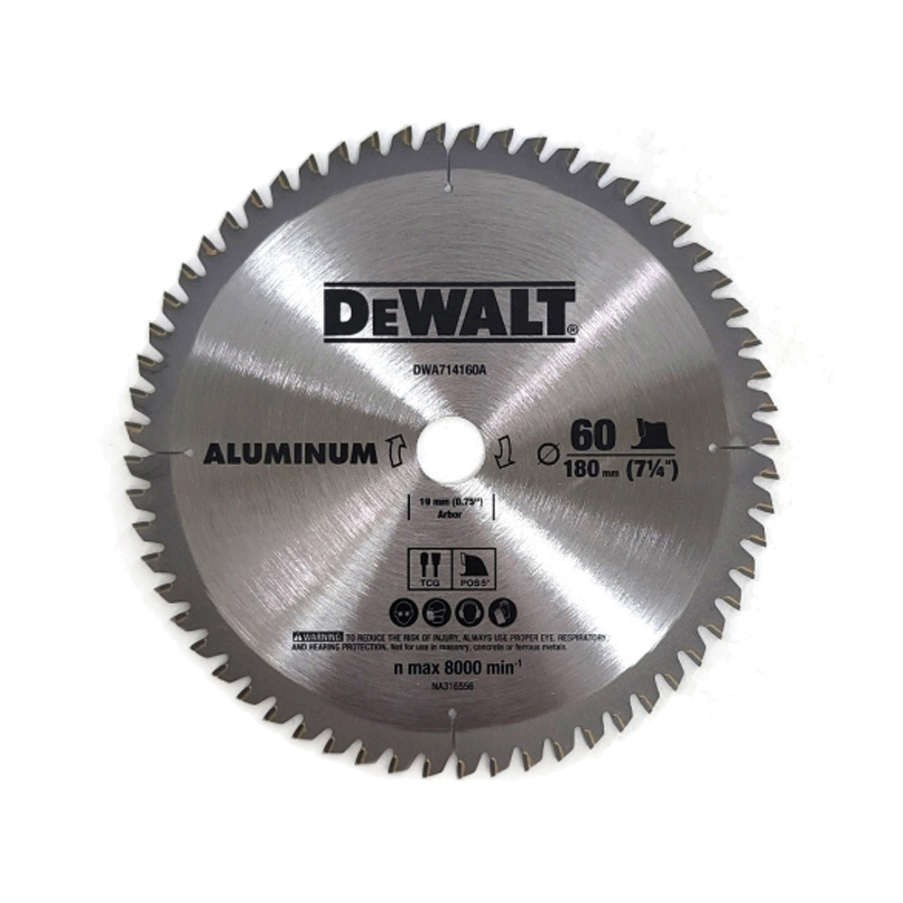 디월트 DWA714160A 씬커프 알루미늄용 원형톱날 180mm