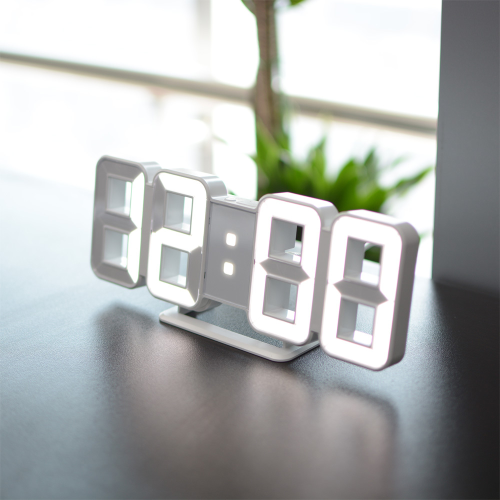 [이케아] NOLLATTA 놀로타 디지털 테이블 탁상시계 알람 벽걸이시계 무소음 밝기조절 전자시계