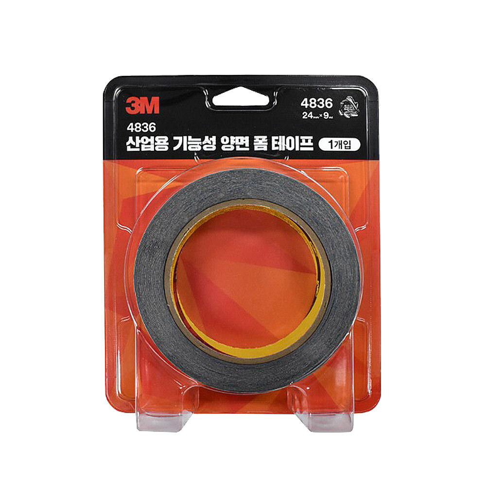 3M 4836 산업용 기능성 폼 양면테이프 24mm x 9M