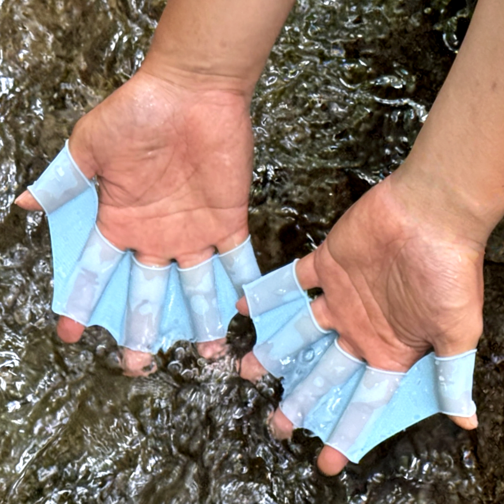 손가락 오리발 물갈퀴 장갑 L