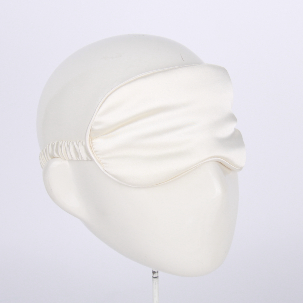 실크 암막 눈가리개 수면안대 아이보리