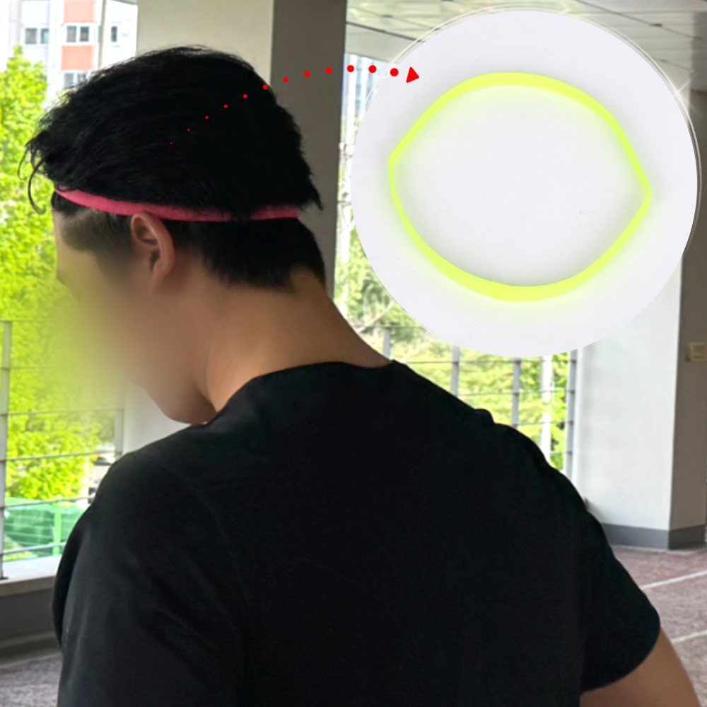한줄 얇은 러닝 헤어밴드 컬러