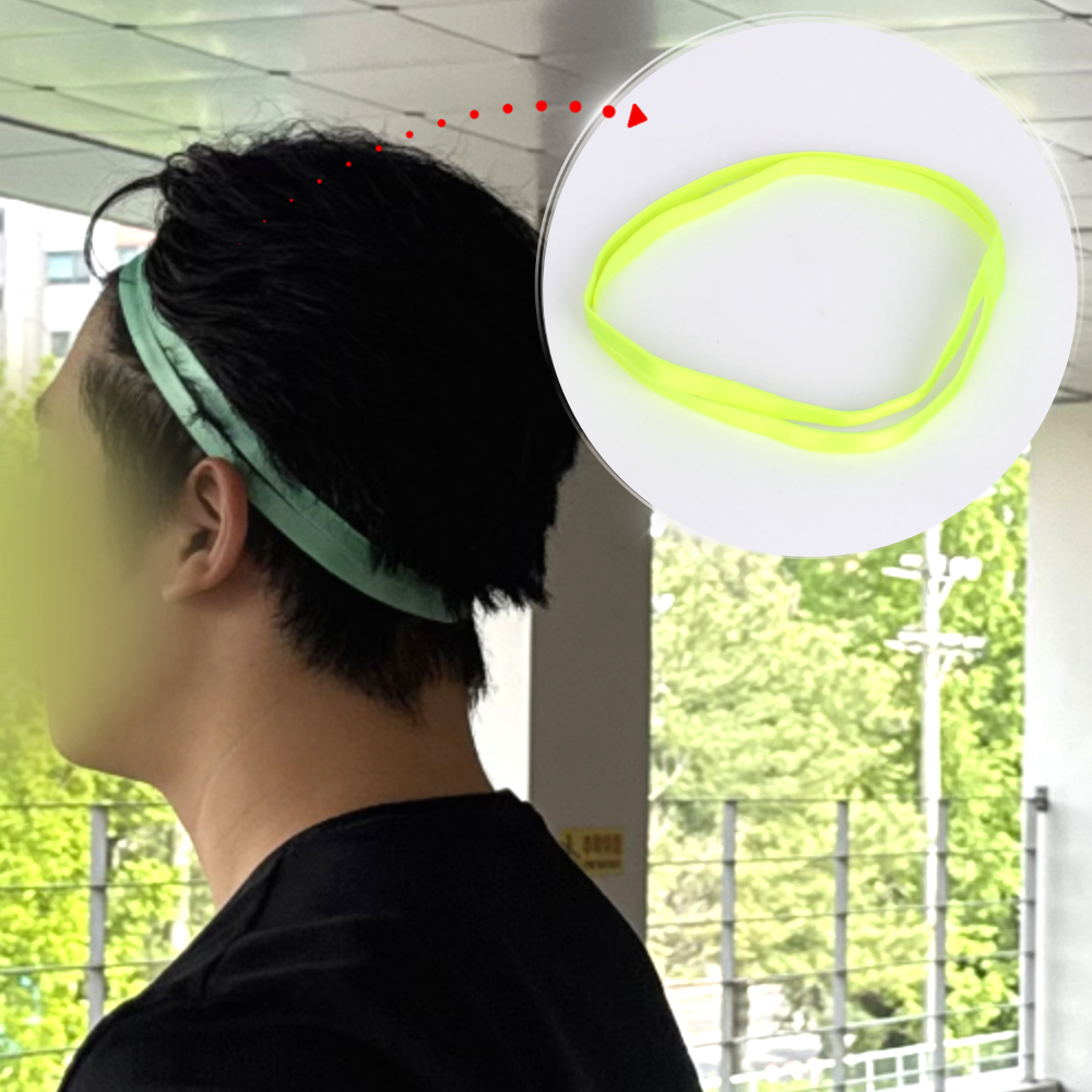 두줄 얇은 러닝 헤어밴드 컬러