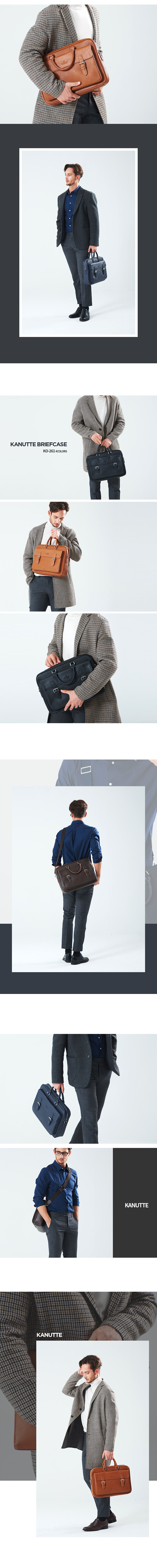 콘스페로 KANUTTE 가죽서류가방 (DARK BROWN) 상세 이미지 8