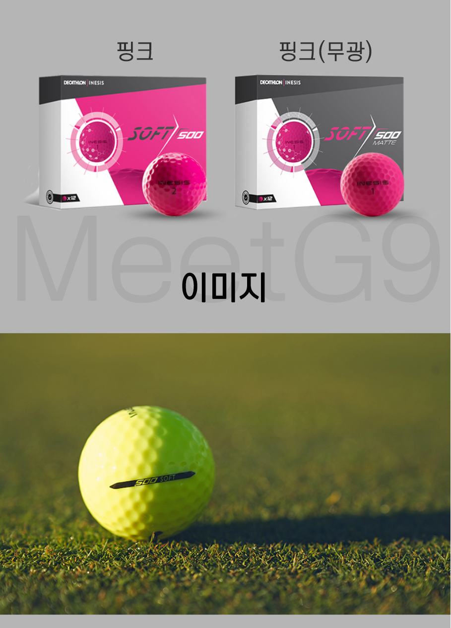 해외직구] 데카트론 2피스 골프공 / 500시리즈 /12개 화이트(무광)/ 무료배송 - SSG.COM