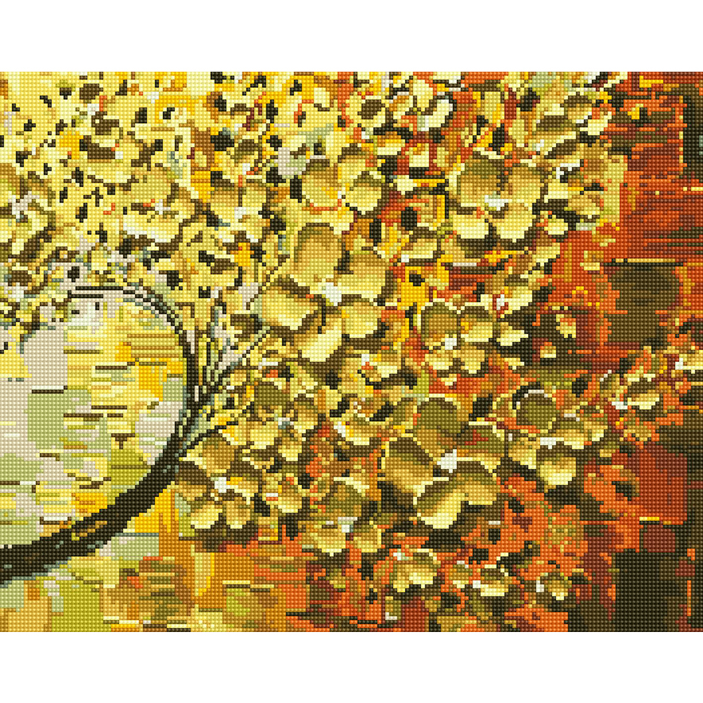 아트조이 DIY 보석십자수 (캔버스형) 풍성한 황금꽃 50x40cm