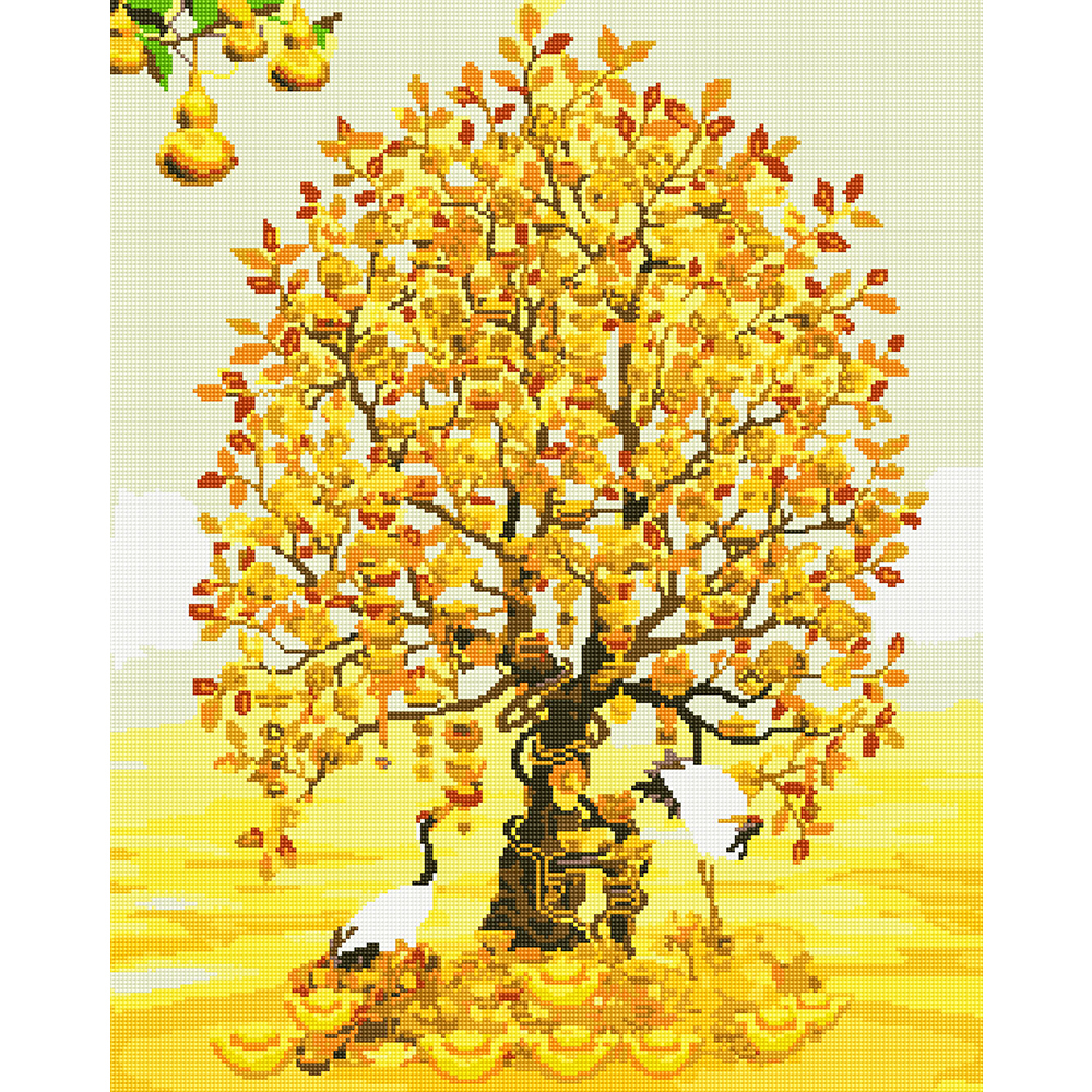 아트조이 DIY 보석십자수 (캔버스형) 황금돈나무 60x75cm