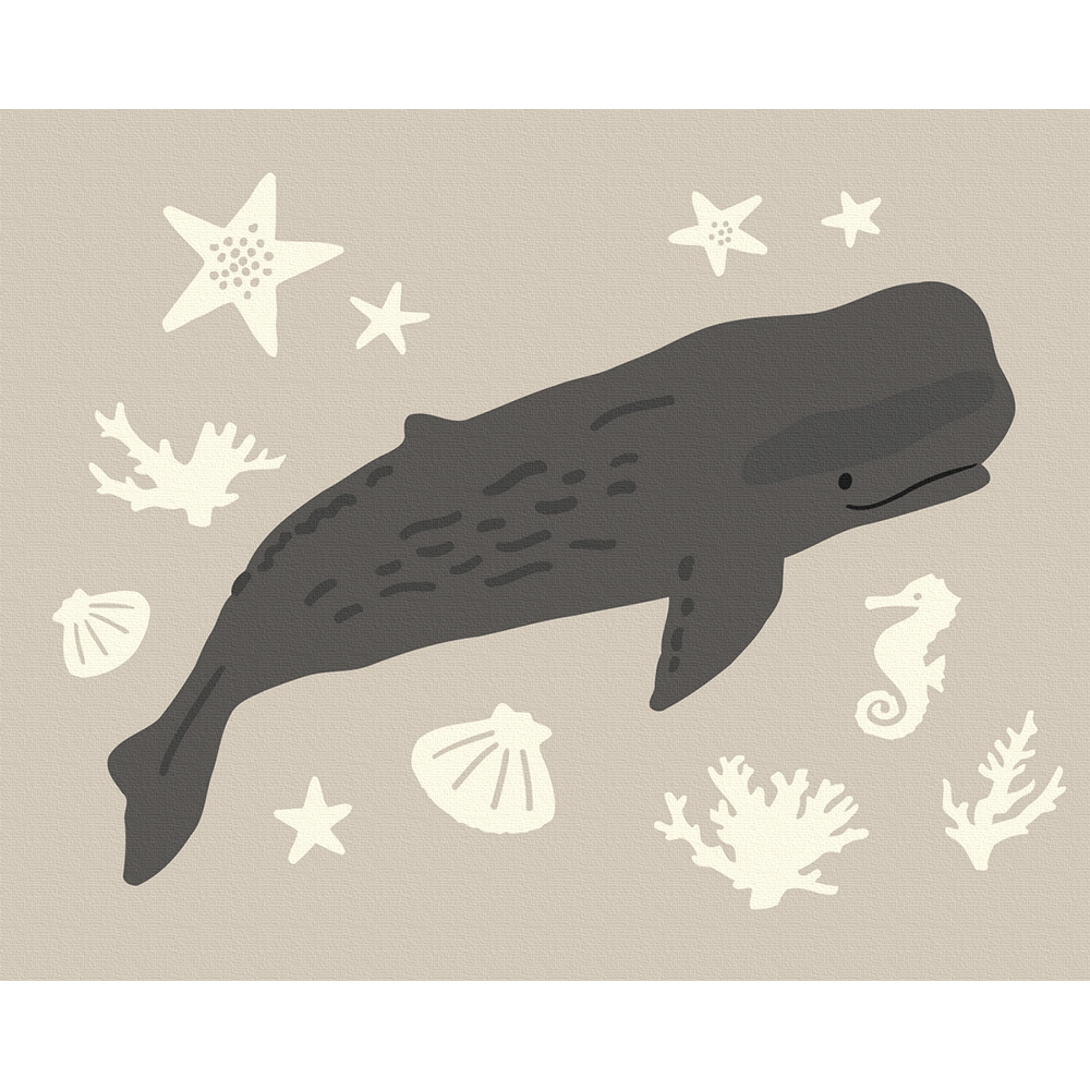아트조이 DIY 명화그리기 (물감2배) 향유고래와 함께 40x50cm