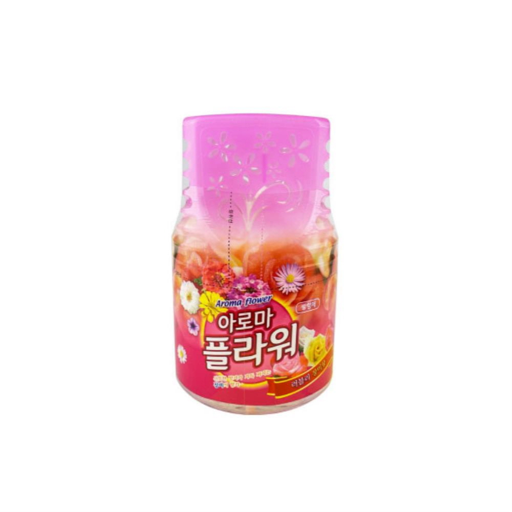 IS 해피룸 아로마 플라워 액체 방향제 400ml 냄새잡는 탈취