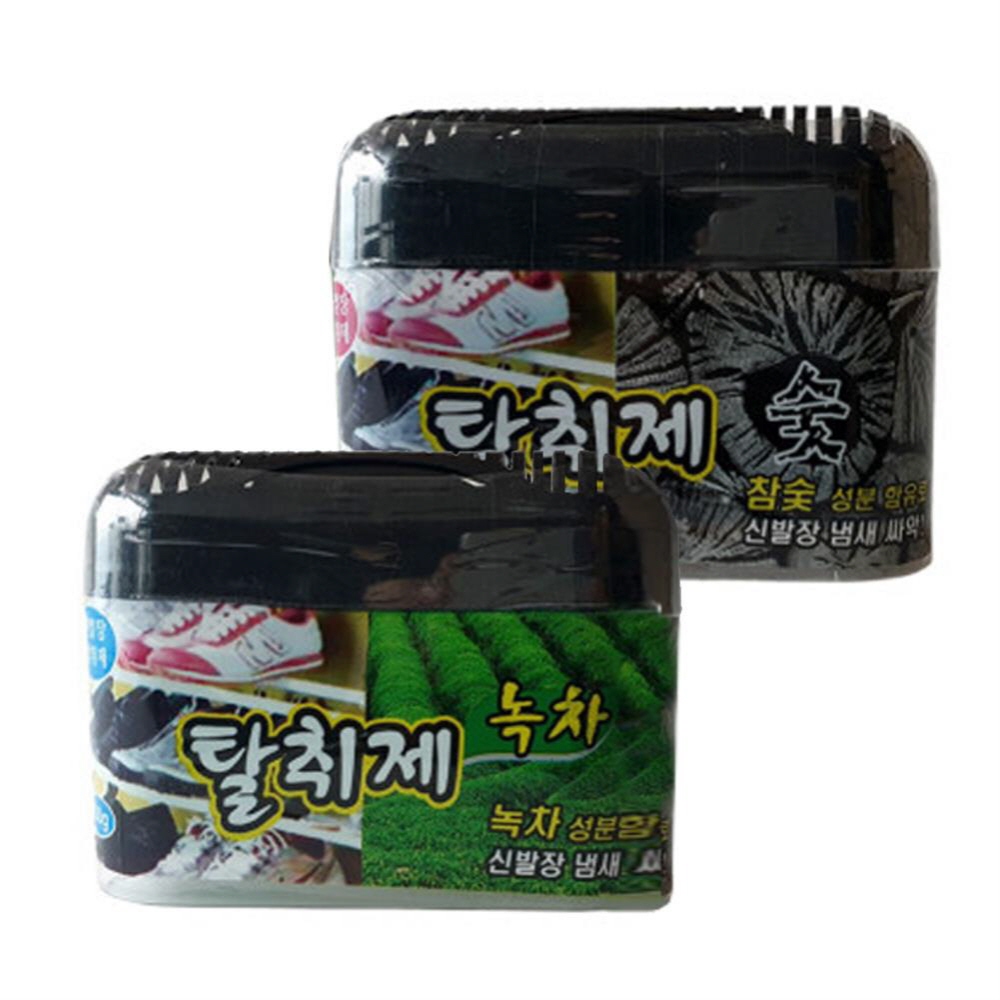 해피룸 신발장 탈취제 냄새제거제 150g 녹차 숯