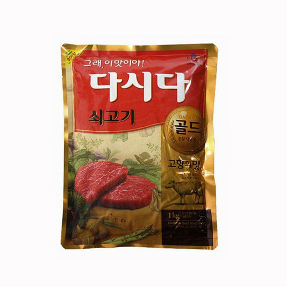 푸드 백설 다시다 쇠고기 골드 1kg 먹거리 식자재