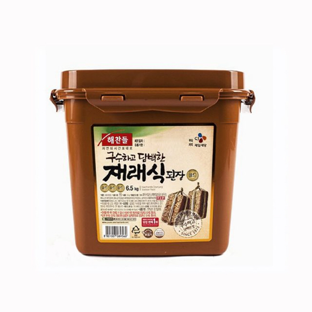 푸드 해찬들 재래식 된장 6.5kg 먹거리 식자재