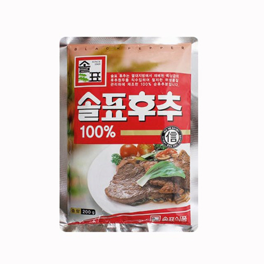 푸드 솔표 후추 200g 식자재 먹거리