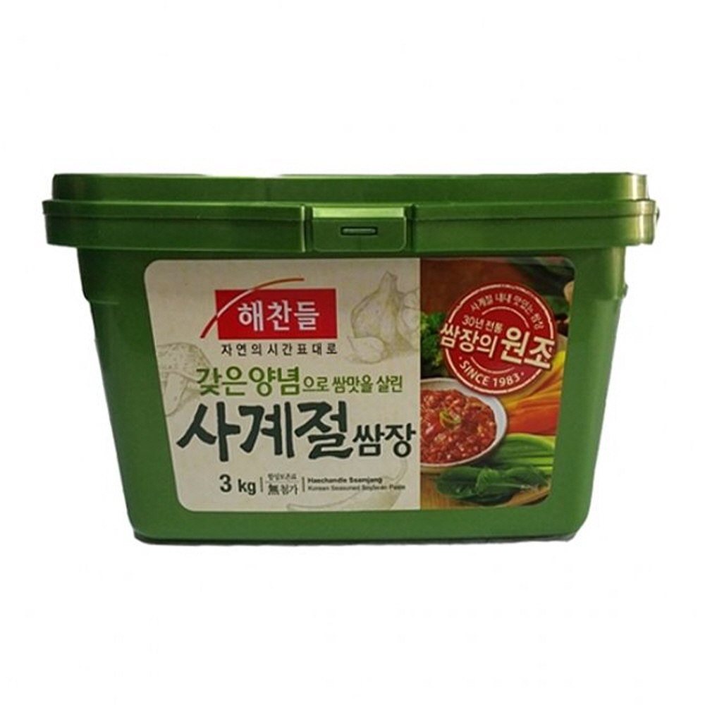 푸드 CJ해찬들 사계절쌈장 3kg 식자재