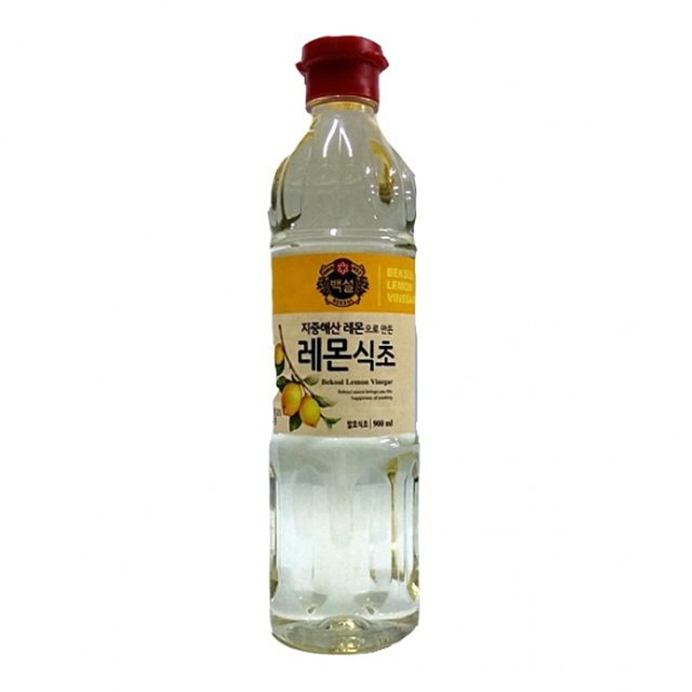 푸드) CJ백설 레몬식초 900ml(15ea)(1box) 식자재